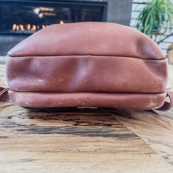 Able Local + Global Liliana Everyday Backpack Genuine Cognac Leather, Brazil - Picture 12 of 15